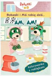 Bobaski i Miś robią dziś... Am, am!. Wydawca: Trefl. Dadada.pl Opakowanie Bobaski i Miś robią dziś... Am, am!