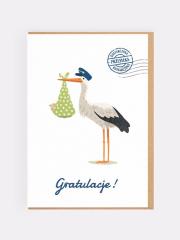 Opakowanie Bocian kartka