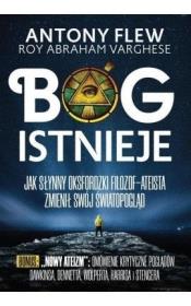 Bóg istnieje. Autor: Flew Antony, Varghese Roy Abraham. Dadada.pl Okładka książki Bóg istnieje