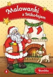 Okładka książki Bombka. Malowanki z Mikołajem