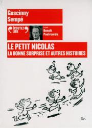 Bonne surprise et autres histoires inedites du Petit Nicolas Audiobook. Autor: René Goscinny, Jean-Jacques Sempé. Dadada.pl Okładka książki Bonne surprise et autres histoires inedites du Petit Nicolas Audiobook