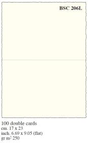 Box 100 Karnetów 13x17cm kremowe BSC 208L. Wydawca: Rossi. Dadada.pl Opakowanie Box 100 Karnetów 13x17cm kremowe BSC 208L