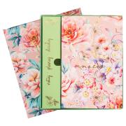 Opakowanie Box prezentowy z 5 stylowymi notatnikami Wiosna