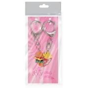 Opakowanie Brelok Best friends Burger + frytki