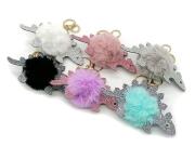 Opakowanie Brelok brokatowy z pluszem Dinozaur MIX