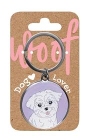 Opakowanie Brelok dla psiarzy - maltańczyk