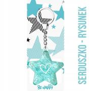 Opakowanie Brelok Gwiazdka Serduszko