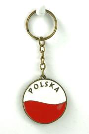 Opakowanie Brelok metalowy dwustronny Orzeł - Flaga ABINO