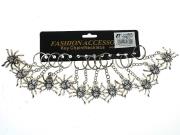 Opakowanie Brelok metalowy pająk srebrny (12szt)