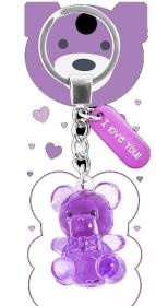 Opakowanie Brelok miś - I love you!