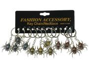 Opakowanie Brelok pająk metalowy (12szt)