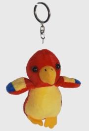 Opakowanie Brelok papuga czerwona 8cm