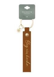 Brelok skórzany pasek - Bóg cię kocha. Wydawca: Szaron. Dadada.pl Opakowanie Brelok skórzany pasek - Bóg cię kocha