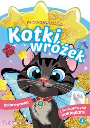 Okładka książki Brokatowa magia. Kotki wróżek. Węgielek