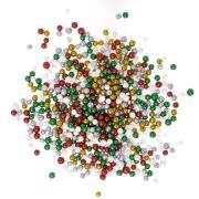 Opakowanie Brokatowe kuleczki styropianowe 8g świąteczne