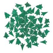 Opakowanie Brokatowe naklejki pianki choinki 65szt