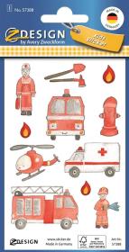 Opakowanie Brokatowe naklejki - Służby ratunkowe