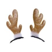 Opakowanie Brokatowe rogi renifera złote 2szt