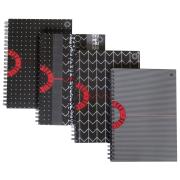 Brulion A4/120K kratka Red Line (5szt). Wydawca: Ziemia Obiecana. Dadada.pl Opakowanie Brulion A4/120K kratka Red Line (5szt)