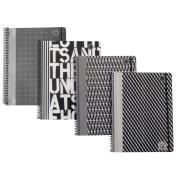 Brulion A4/80k kratka PCV (5szt). Wydawca: Ziemia Obiecana. Dadada.pl Opakowanie Brulion A4/80k kratka PCV (5szt)