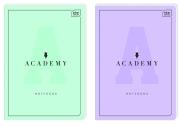 Opakowanie Brulion A4/96K linia Academy Pastel (5szt)