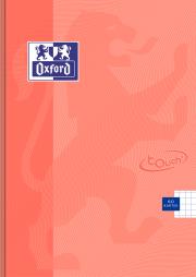 Opakowanie BRULION MO OXFORD TOUCH PASTEL A5 60K 90G K5M KORALOWY kratka z marginesem
