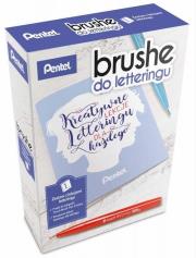 Brushe do letternigu + kurs letternigu. Wydawca: PENTEL. Dadada.pl Opakowanie Brushe do letternigu + kurs letternigu