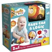 Carotina baby Lew Samochodzik i gra logiczna. Wydawca: Lisciani. Dadada.pl Opakowanie Carotina baby Lew Samochodzik i gra logiczna