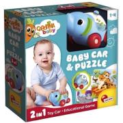 Carotina baby Słoń Samochodzik i puzzle. Wydawca: Lisciani. Dadada.pl Opakowanie Carotina baby Słoń Samochodzik i puzzle