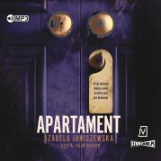 CD MP3 Apartament. Autor: Izabela Janiszewska. Dadada.pl Okładka książki CD MP3 Apartament
