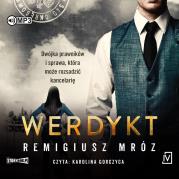 CD MP3 Werdykt. Seria z Joanną Chyłką. Tom 16. Autor: Remigiusz Mróz. Dadada.pl Okładka książki CD MP3 Werdykt. Seria z Joanną Chyłką. Tom 16