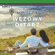 CD MP3 Wężowy ołtarz. Autor: Halina Kowalczuk. Dadada.pl Okładka książki CD MP3 Wężowy ołtarz