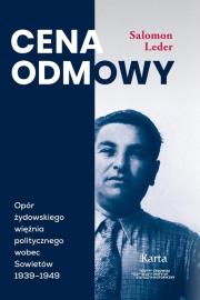 Cena odmowy. Autor: Salomon Leder. Dadada.pl Okładka książki Cena odmowy