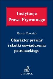 Okładka książki Charakter prawny i skutki oświadczenia...