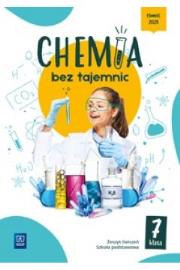 Chemia bez tajemnic zeszyt ćwiczeń klasa 7 szkoła podstawowa. Autor: Joanna Wilmańska, Kwiek Aleksandra. Dadada.pl Okładka książki Chemia bez tajemnic zeszyt ćwiczeń klasa 7 szkoła podstawowa