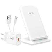 CHOETECH ŁADOWARKA BEZPRZEWODOWA 15W QI Z ZASILACZEM QC 3.0 T555-F WHITE. Autor: Irena Brignull. Dadada.pl Okładka książki CHOETECH ŁADOWARKA BEZPRZEWODOWA 15W QI Z ZASILACZEM QC 3.0 T555-F WHITE