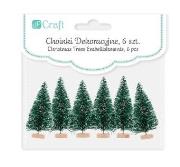 Opakowanie Choinka dekoracyjna zielona 5cm 6szt