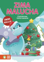 Okładka książki Choinkowe kolorowanie. Zima malucha