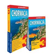 Chorwacja 3w1 przewodnik + atlas + mapa. Autor: Szeratics Ewelina. Dadada.pl Okładka książki Chorwacja 3w1 przewodnik + atlas + mapa