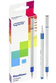 Cienkopis GR-380 niebieski (12szt) GRAND. Wydawca: Grand. Dadada.pl Opakowanie Cienkopis GR-380 niebieski (12szt) GRAND