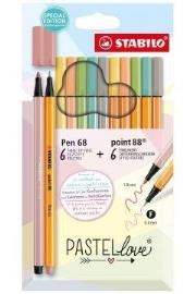 Opakowanie Cienkopis Point 88 Flam Pen 68 pastellove 12szt