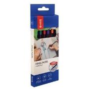 Cienkopisy 0,4mm 6 kolorów MemoBe. Wydawca: MemoBe. Dadada.pl Opakowanie Cienkopisy 0,4mm 6 kolorów MemoBe