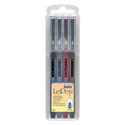 Opakowanie Cienkopisy Le Pen Dark 4 kolory