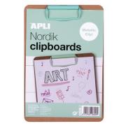 Opakowanie Clipboard A5 drewniany pastelowy zielony