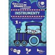 Co cztery słonie wiozą w wagonie? Instrumenty. Wydawca: Trefl. Dadada.pl Opakowanie Co cztery słonie wiozą w wagonie? Instrumenty