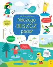 Co i jak? Dlaczego deszcz pada?. Autor: Marta Krzemińska. Dadada.pl Okładka książki Co i jak? Dlaczego deszcz pada?