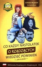 Co nastolatek o rządzących wiedzieć powinien. Autor: Jan Kubań. Dadada.pl Okładka książki Co nastolatek o rządzących wiedzieć powinien