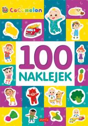 Cocomelon. 100 naklejek. Autor: Opracowanie zbiorowe. Dadada.pl Okładka książki Cocomelon. 100 naklejek