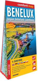 comfort!map Benelux. Belgia, Holandia, Luksemburg. Autor:   Praca zbiorowa. Dadada.pl Okładka książki comfort!map Benelux. Belgia, Holandia, Luksemburg