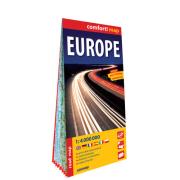 Comfort!map Europa (Europe) 1:4 000 000 lam w.2023. Autor:   Praca zbiorowa. Dadada.pl Okładka książki Comfort!map Europa (Europe) 1:4 000 000 lam w.2023